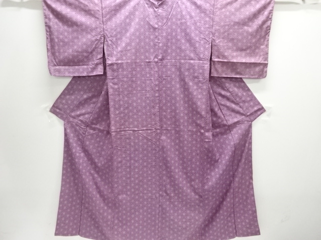 JAPANESE KIMONO / ANTIQUE KIMONO / SILK / HAKUZAN TSUMUGI / ASANOHA